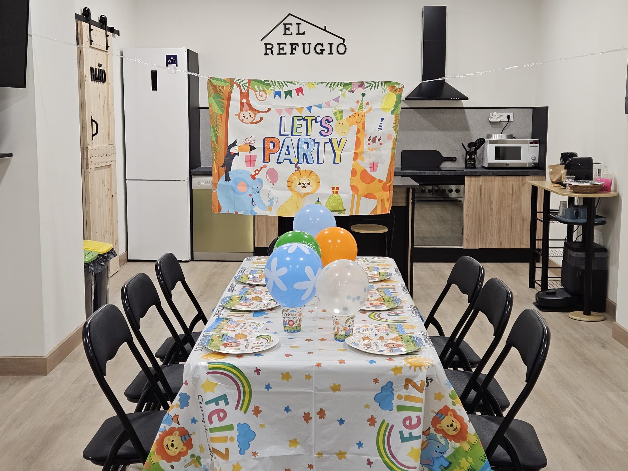 Celebración de cumpleaños en El Refugio